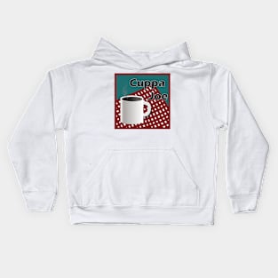 Lispe Coffee Collection Cuppa Joe Kids Hoodie